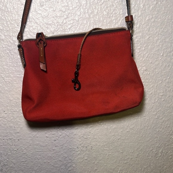 Dooney and Bourke orange small Crossbody bag made of canvas - Picture 6 of 10